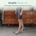 Etekcity Digital Body Weight Bathroom Scale, Large Blue LCD Backlight Display, High Precision Measurements,6mm Tempered Glass, 400 Pounds Silver