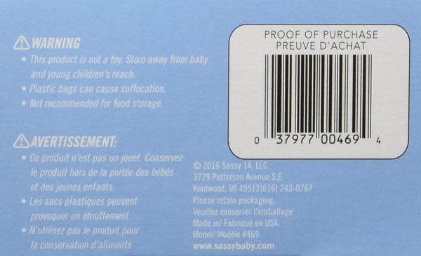 Sassy Baby Disposable Diaper Sacks, 200 Count, Packaging may vary 200 Count (Pack of 1)