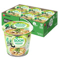 Nongshim Soon Veggie Ramyun Noodles, Signature Korean Instant Ramyun, Vegetable Flavored Broth, Vegan Noodles, Quick & Easy, Microwaveable Cup,