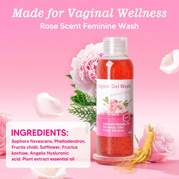 Feminine Wash & Yoni Oil & Yoni Soap Set for Women, Yoni Wash for Vaginal Remove Odor, Natural Feminine Care Soap for pH Balance, 1 Fl.Oz Feminine