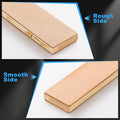 Angerstone Oversize Double Sided Leather Strop Kit(3" Knife Stropping Leather）with Ergonomic Handle - Knife Strop for Sharpening Knives, Wood