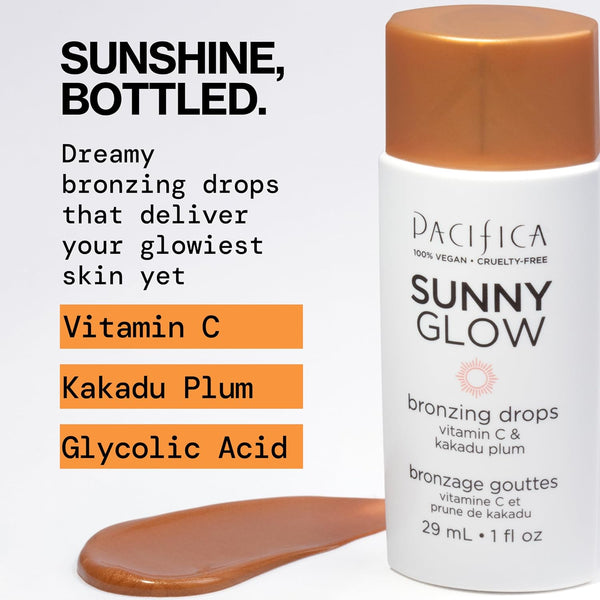 Pacifica, Drops Sunny Glow Bronzing Bronzer 1 Ounce (Pack of 1)