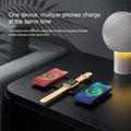 Charging Station is Compatible with Apple Multiple Devices - 3 in 1 Foldable Magnetic Wireless Charger Dock-Travel Charging Pad for iPhone 16 15