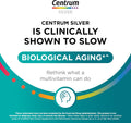 Centrum Minis Silver Multivitamin for Men 50 Plus, Multivitamin/Multimineral Supplement, Vitamin D3, B-Vitamins and Zinc, Non-GMO Ingredients,