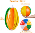 JOYIN Rainbow Beach Balls(12 Pack), 12'' Inflatable Swimming Pool Toys for Summer Water Games Kids Birthday Party Supplies Combo Set Include