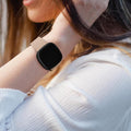 3 Pack Sport Bands Compatible with Fitbit Sense 2 / Versa 4, Classic Soft Straps for Fitbit Sense / Versa 3 Smart Watch Starlight/Milk Tea/Smoke