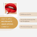 Molten Matte Liquid Lipstick - Long-Lasting, Hydrating, Matte Finish with Moisturizing Vitamin E - Waterproof, Kiss-Proof, Cruelty-Free - 12-Hour
