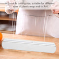 Cutting Plastic Wrap Dispenser with Slide Cutter,And Reusable for Tin Foil, Design (40X35Cm / 15.7X13.8In)