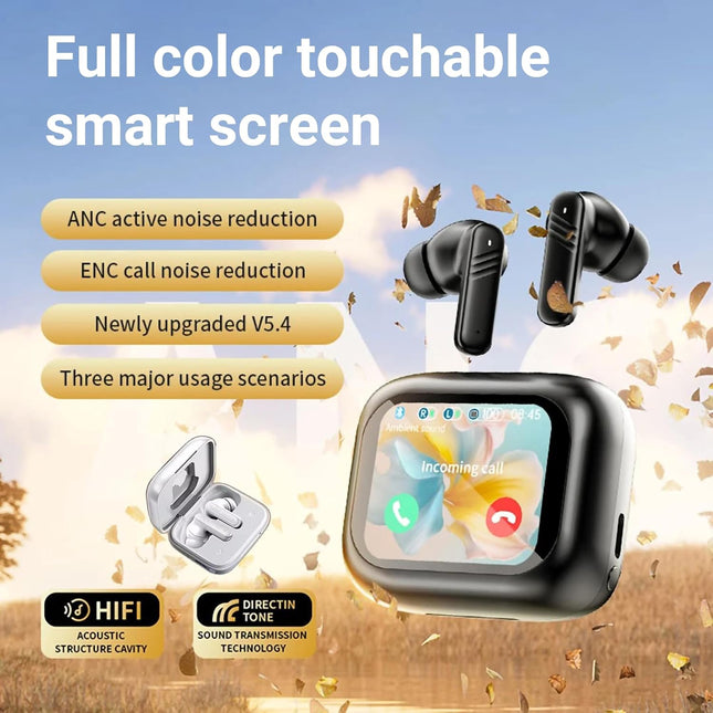 LX-10 Hybrid Active Noise Cancelling Wireless Earbuds BT 5.4 Play Time 4-5 Hours Stereo In-Ear Headphones, Environment N