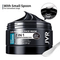 JVR Peel Off Face Mask, Blackhead Mask for Men, Charcoal Peel Off Black Mask, Facial Mask Refreshing and Deep Cleansing for All Skin Types 4.23 OZ