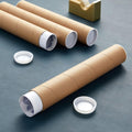 Stockroom Plus Mailing Tubes - Poster Storage Capacity - Blueprint Tube Protection - Spiral Construction & Thick Cardboard Strength - 2 in x 12