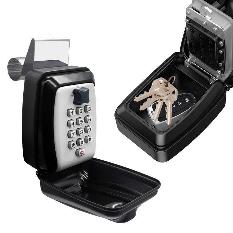 Upgrade SL-591 Car Key Lock Box, Car Window Lock Box for Turo, Car Window Punch Button LockBox, Vehicle Window Key Box, Vehicle Window Lock Box
