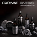 Red by Kiss Groomane Beard Oil, Argan Oil & Sweet Almond Oil, Paraben & Phthalate-Free, Hydrates, Softens Healthy Smooth Beard Hair (3 Fl.Oz, Vanilla)