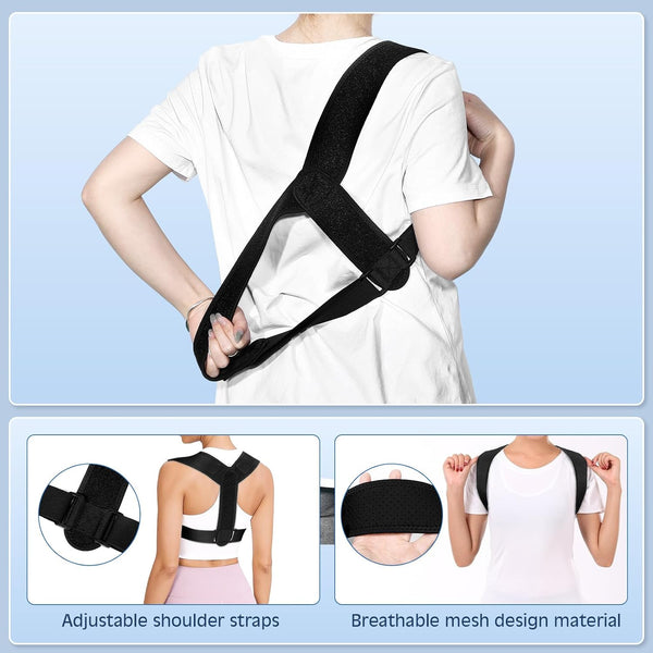 Posture Corrector for Women and Men, Adjustable Back Brace