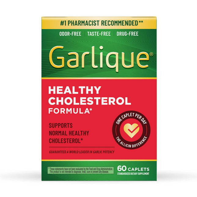 Garlique Garlic Extract Supplement, Healthy Blood Pressure Formula, 1800 Mcg All