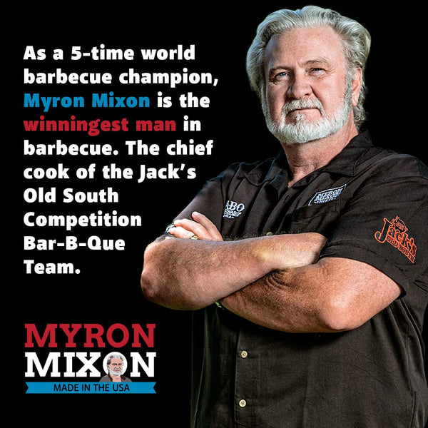 Myron Mixon BBQ Rub | Hickory Salt | Champion Pitmaster Recipe | Gluten-Free BBQ Seasoning, MSG-Free, USA Made | 16 Oz Hickory Salt 16 Ounce (Pack