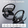 Wireless Earbuds Bluetooth Headphones 48Hrs Play Back Sports Earphones with LED Display Built in Mic Deep Bass Stereo in Ear Waterproof Headset