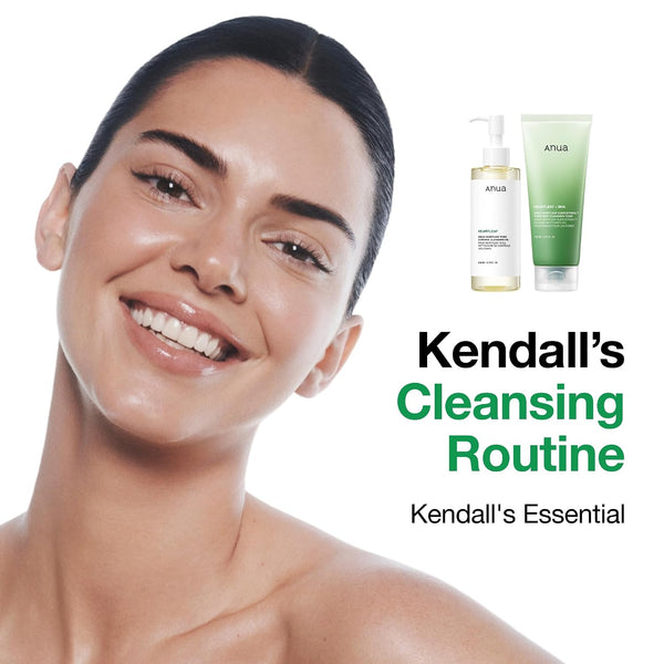 Anua Heartleaf Pore Control Cleansing Oil, Pore Cleanser, Sebum Care, Gentle Melting Oil Cleanser for Face, Safe For All Skin Type, Daily
