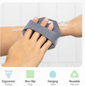 Silicone Body Scrubber, Exfoliating Body Scrubber for All Skin Types, Eco Friendly Massaging & Exfoliating Shower Scrubber with Soft Bristles,