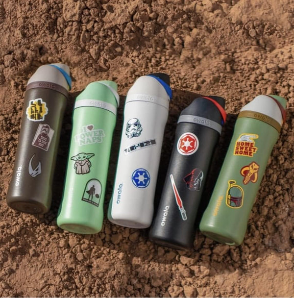 Owala Star Wars Freesip Insulated Stainless Steel Water Bottle with Straw for Sports and Travel, Bpa-Free Sports Water Bottle, 24 Oz, Stronger