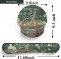 Cute Frog Mouse Pad with Wrist Rest Kawaii Green Decor Pain Relief Mat, Ergonomic Mouse Pad for Desk Computer Keyboard Laptop, Desk Decor Office