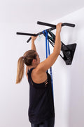 PULLUP & DIP Fitness Bands, Resistance Bands with Bag, Door Anchor (With Sets) and Exercise Guide - Single & in Value Set, Pull-Up Band Fitness