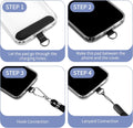 CACOE Cell Phone Lanyard 2 Pcs-1 Pcs Adjustable Neck Strap,1 Pcs Wrist Strap, 2 Pcs Pads, Universal Crossbody, Multifuctional Compatible with Most