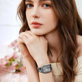Witzon Floral Band Compatible with Apple Watch Bands For Women 40mm 41mm 38mm 42mm 44mm 45mm 46mm 49mm, Engraved Cute Flower Silicone Dressy Strap