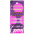 Goody Hair Barrettes, Patterned Assorted Colors, 8-Count (1941119) Neutral/Pattern 8 Count (Pack of 1)