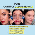 Coxir ULTRA HYALURONIC CLEANSING OIL L Gentle Korean Facial Cleanser, Blackhead, Makeup Removal with Hyaluronic Acid, Plant-Based Oils, No Mineral