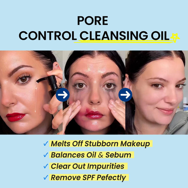Coxir ULTRA HYALURONIC CLEANSING OIL L Gentle Korean Facial Cleanser, Blackhead, Makeup Removal with Hyaluronic Acid, Plant-Based Oils, No Mineral