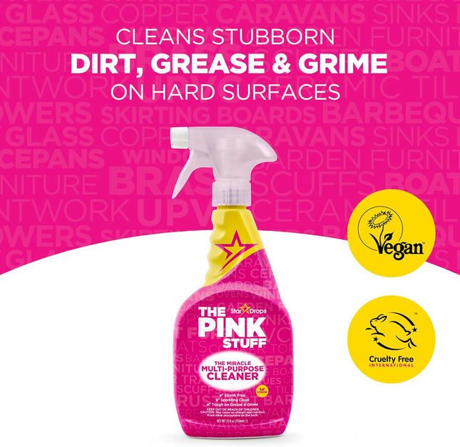Stardrops - the Pink Stuff - the Miracle Multi-Purpose Cleaning Spray 750Ml 3-Pa