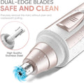 Ear and Nose Hair Trimmer Clipper - 2025 Professional Painless Eyebrow & Facial Hair Trimmer for Men Women, Battery-Operated Trimmer with IPX7