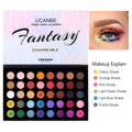 Highly Pigmented Eye Makeup Palette, Matte Shimmer Metallic Eyeshadow Pallet Long Lasting Blendable Natural Colors Make up Eye Shadows Cosmetics