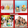 Christmas Temporary Tattoos Stocking Stuffers for Kids Boys Girls, Glow in the Night Dark Kids Tattoos, Christmas Party Favors Supplies