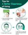 16 Packs Steam Eye Masks for Dry Eyes, Self Heating Warm Compress for Eyes Fatigue & Puffiness Relief, Disposable Heated Eye Mask Travel