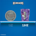 ICE BREAKERS Ice Cubes Arctic Grape Sugar Free Chewing Gum Bottles, 3.24 oz (6 Count, 40 Pieces) Arctic Grape 40 Count (Pack of 6)