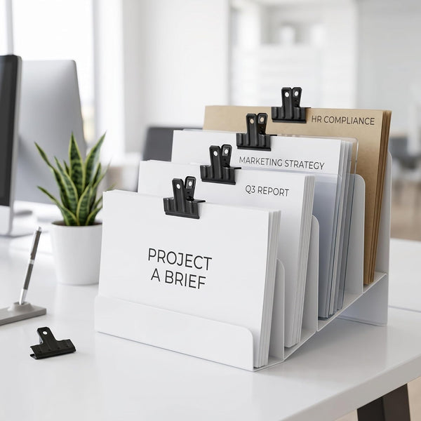 Coideal Black Metal Bulldog Clips 3 Inch – 10 Pack Large Binder Paper Clamps for Office Files, Kitchen Food Bag Sealing, Art Canvas, Drawing