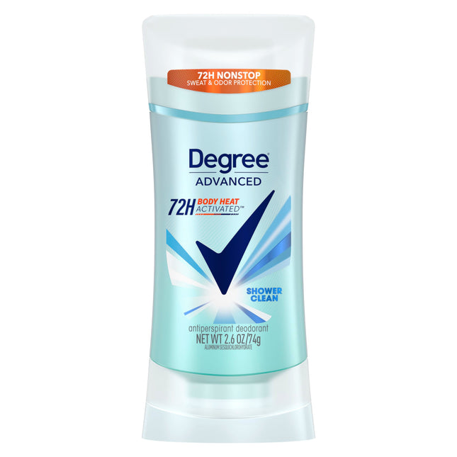 Degree Advanced Protection Antiperspirant Deodorant Shower Clean for 72-Hour Swe