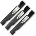 Terre Products, 3 Pack High Lift Lawn Mower Blades, 48 Inch Deck, Compatible with Poulan, Craftsman, Husqvarna YTH2348, YTH24V48, Replacement for