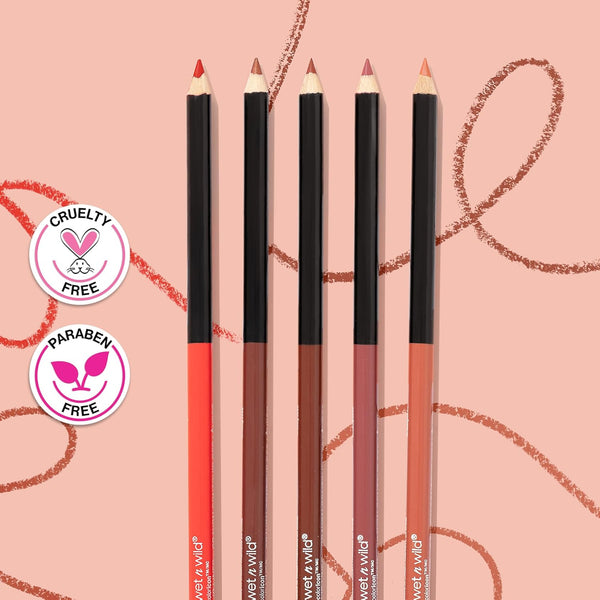 Wet N Wild Lip Liner Pencil Color Icon Lip Color Makeup, Fab Fuchsia