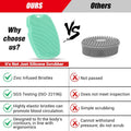 Canroom Zinc Infused Silicone Body Scrubber, Quick-Dry Bath Brush Green