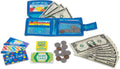 Melissa & Doug Pretend-to-Spend Toy Wallet With Play Money and Cards (45 pcs), Blue - FSC Certified
