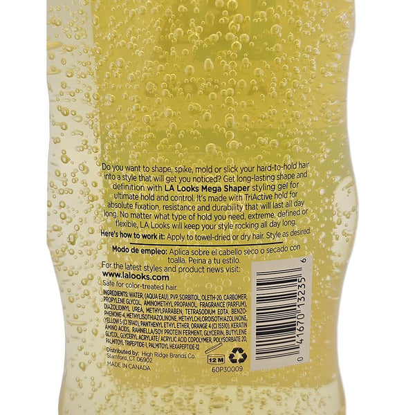 L.A. Looks Mega Shaper Hair Gel - Hold 9 Level - 20 Oz (567g) Parfum 20 Ounce (Pack of 1)