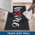 EARTHALL Door Mat Outside Inside Home Doormat, 30"x17.5", Durable Floor Mat Non Slip Mat Ultra Absorb Mud Easy Clean Front Doormat for Garage,