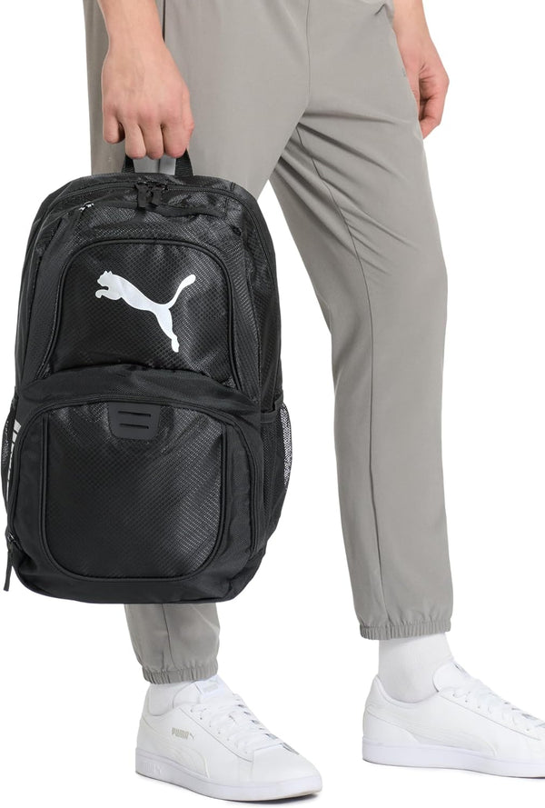 PUMA Contender Backpack, Rose Gold Cheetah, One Size