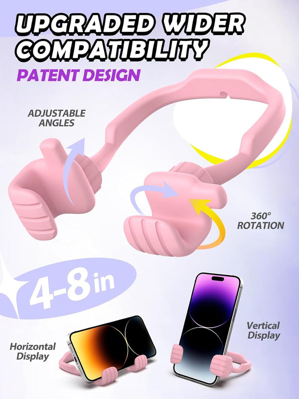 Cell Phone Holder Gifts for Teens Girls Boys Thumbs Up Lazy Phone Stand | Phone stand for desk cool gadgets fun birthday gifts for grandma women