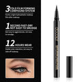 docolor Waterproof Eyeliner Pen Super Slim Precise All Day Black Eyeliner Liquid Professional Makeup Liquid Eye Liner Pencil for Women 1 Count