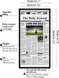 Americanflat 11x22 Newspaper Frame with Polished Plexiglass - Display for Assorted Media Articles - Signature Collection - Modern Picture Frame