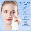 Disposable Face Towels, 12"Ã12" Extra Large Face Towelettes, Ultra Soft Facial Towels for Sensitive Skin, Makeup Remover Dry Wipes, 55 Count (1 Pack)